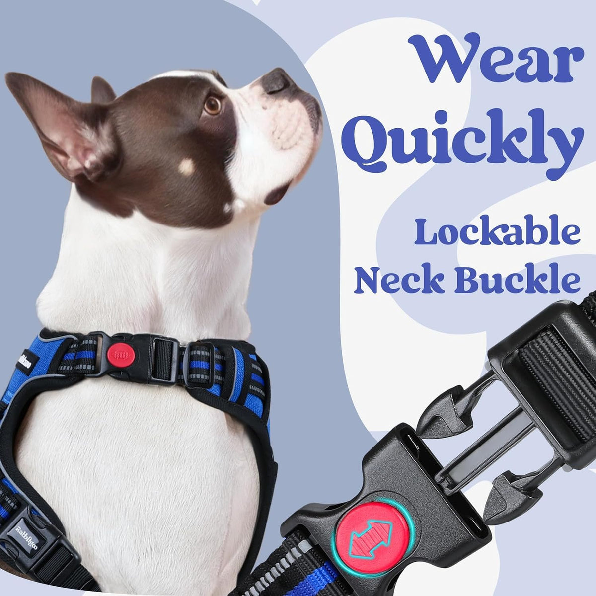rabbitgoo Large Dog Vest Harness