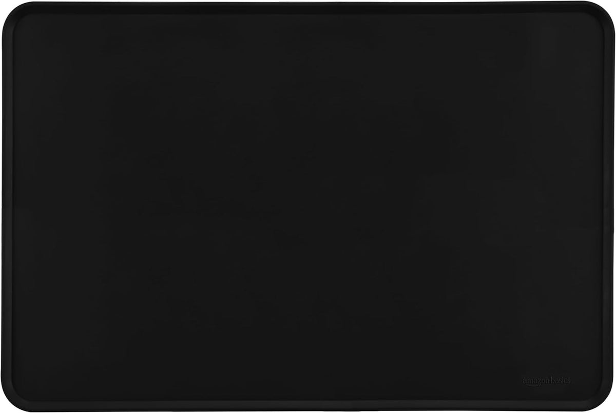 Black Silicone Pet Feeding Mat