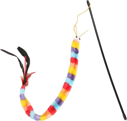 QWINEE Cat Teaser Wand with Bell