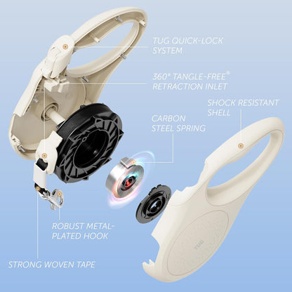TUG Quest Retractable Dog Leash