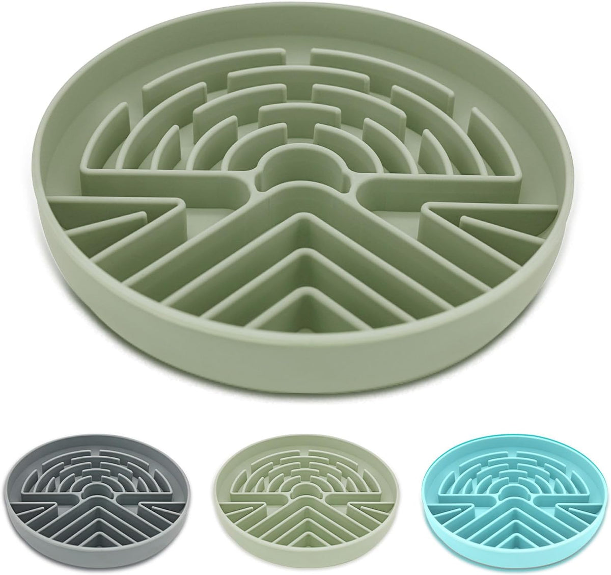 Lesipee Silicone Maze Pet Bowl