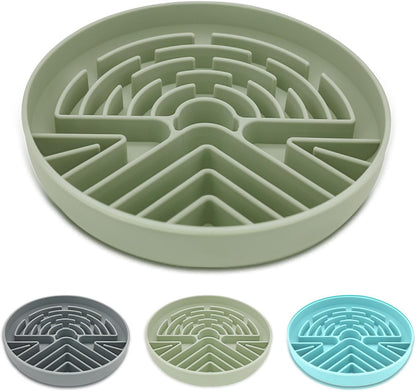 Lesipee Silicone Maze Pet Bowl