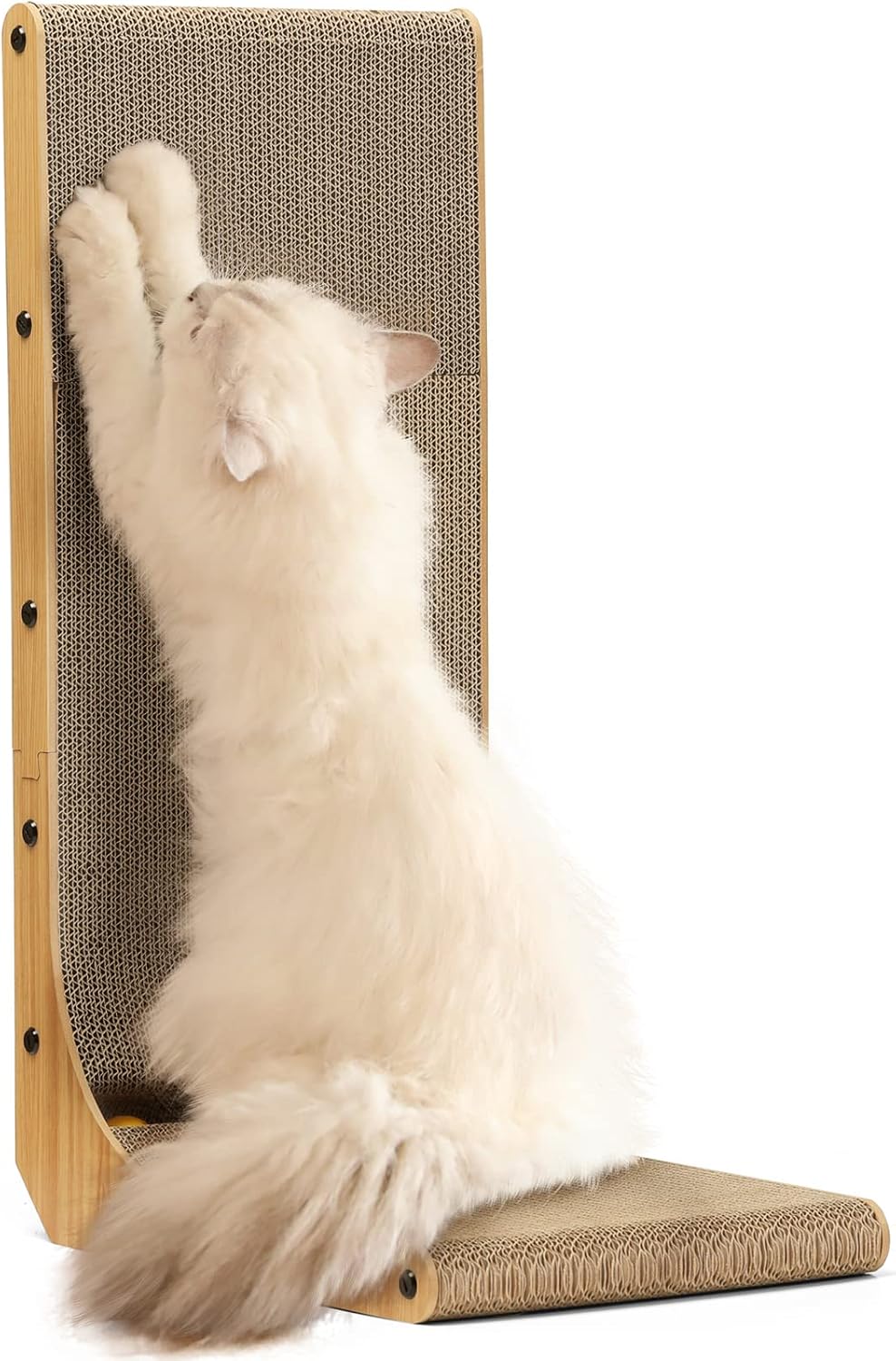 FUKUMARU L Shaped Cardboard Cat Scratcher