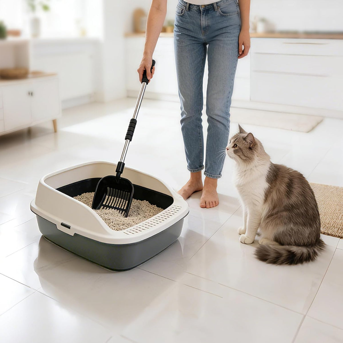 Jiimee Metal Cat Litter Scoop