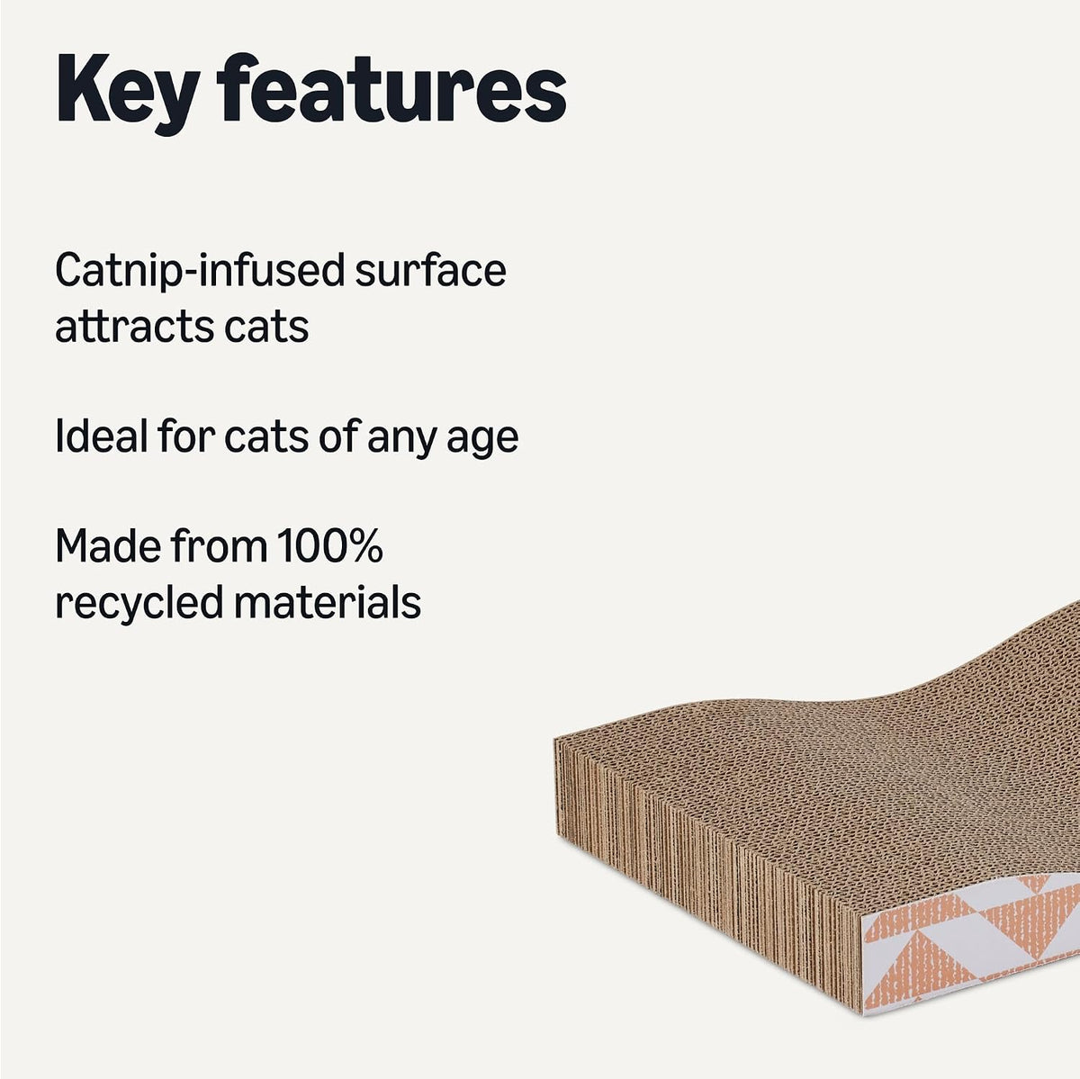 Curved Corrugated Cat Scratching Pads