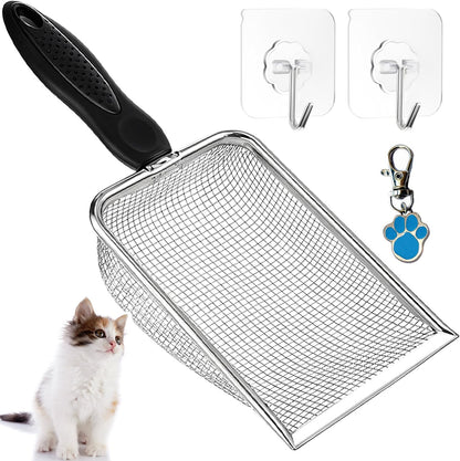 itPlus Stainless Steel Cat Litter Scoop