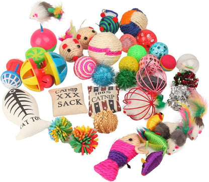 Fashion's Talk 20 Piece Cat Toy Set
