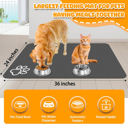 Yuzshin Extra Large Pet Feeding Mat