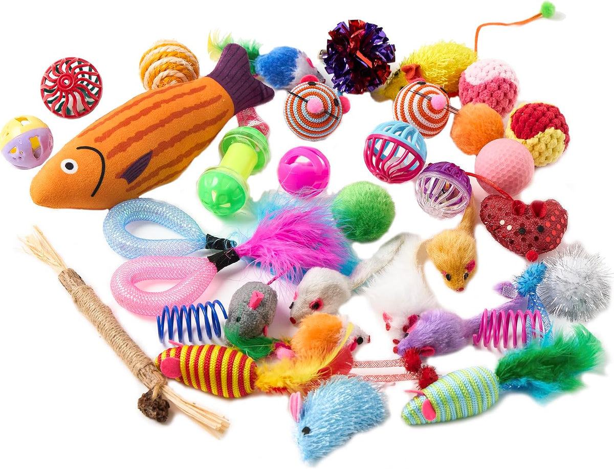 Fashion's Talk 20 Piece Cat Toy Set