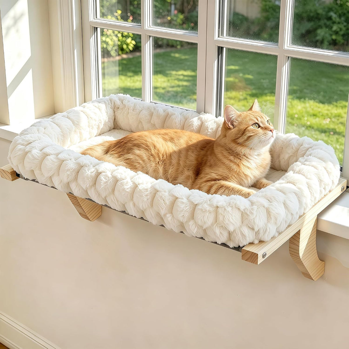 Zoratoo Wooden Cat Window Perch